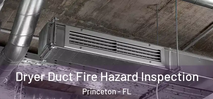 Dryer Duct Fire Hazard Inspection Princeton - FL